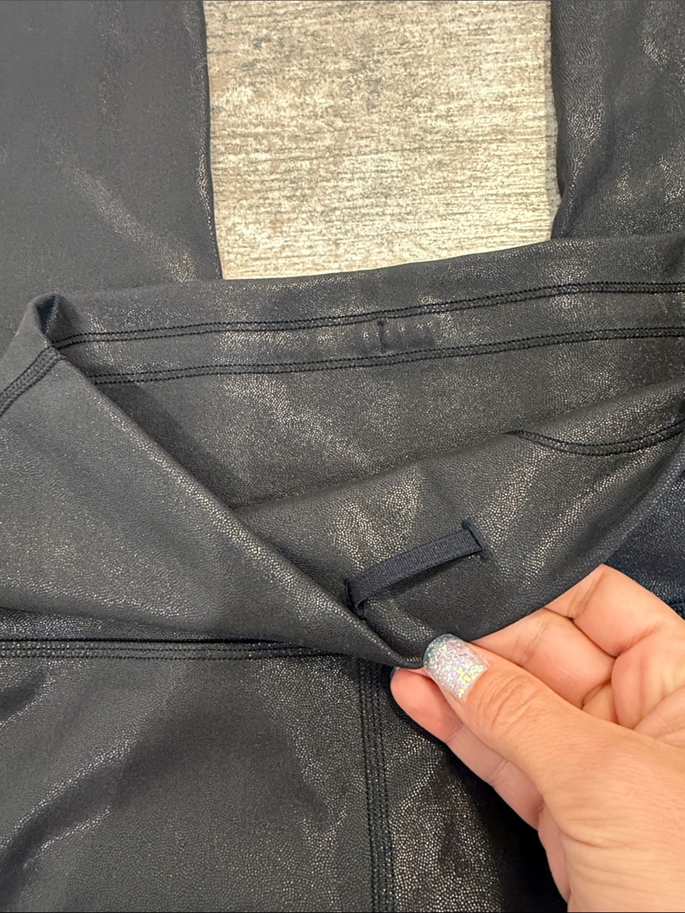 Lululemon Wunder Train High Rise Tight 28" Radiate Foil Print Black Size 6 - Picture 5 of 6